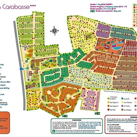 Mobilhome Vias Plage Dans Camping Bagian luar foto